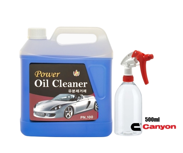 TAC 유분제거제 차량용 탈지제 유리막 전처리제 Oil Cleaner 왁스리무버 4리터 : 광택재료방