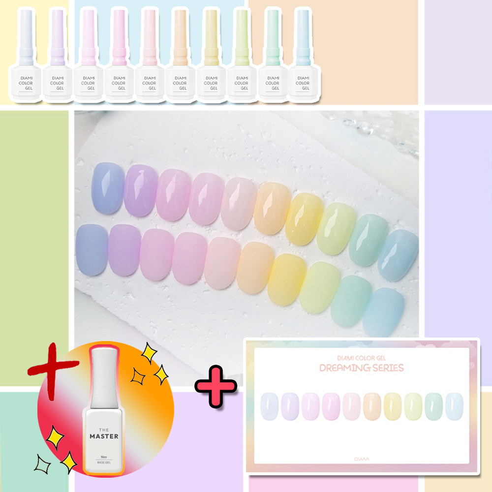 다이아미 컬러젤 드리밍시리즈 10종 10ml : 뷰티재료 네일아트