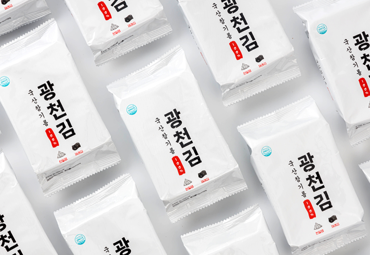 원초 89% 모든 원료 국산 도시락김 32봉 국산참기름100% 광천김 : 웅비식품