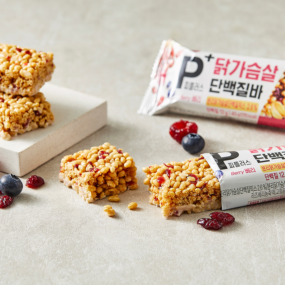 하림 피플러스 닭가슴살 단백질바 베리 8팩 + 너츠 8팩 : 주식회사 하림