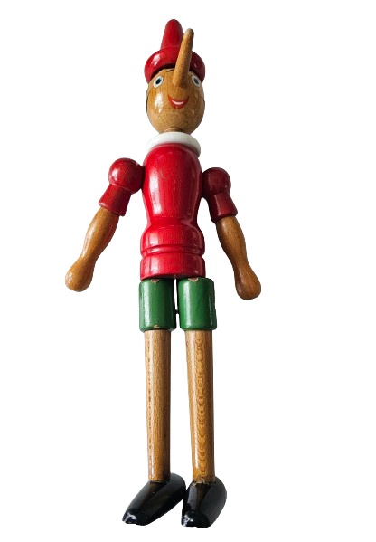 빈티지  피노키오 관절 목각인형 : 까자두브라질