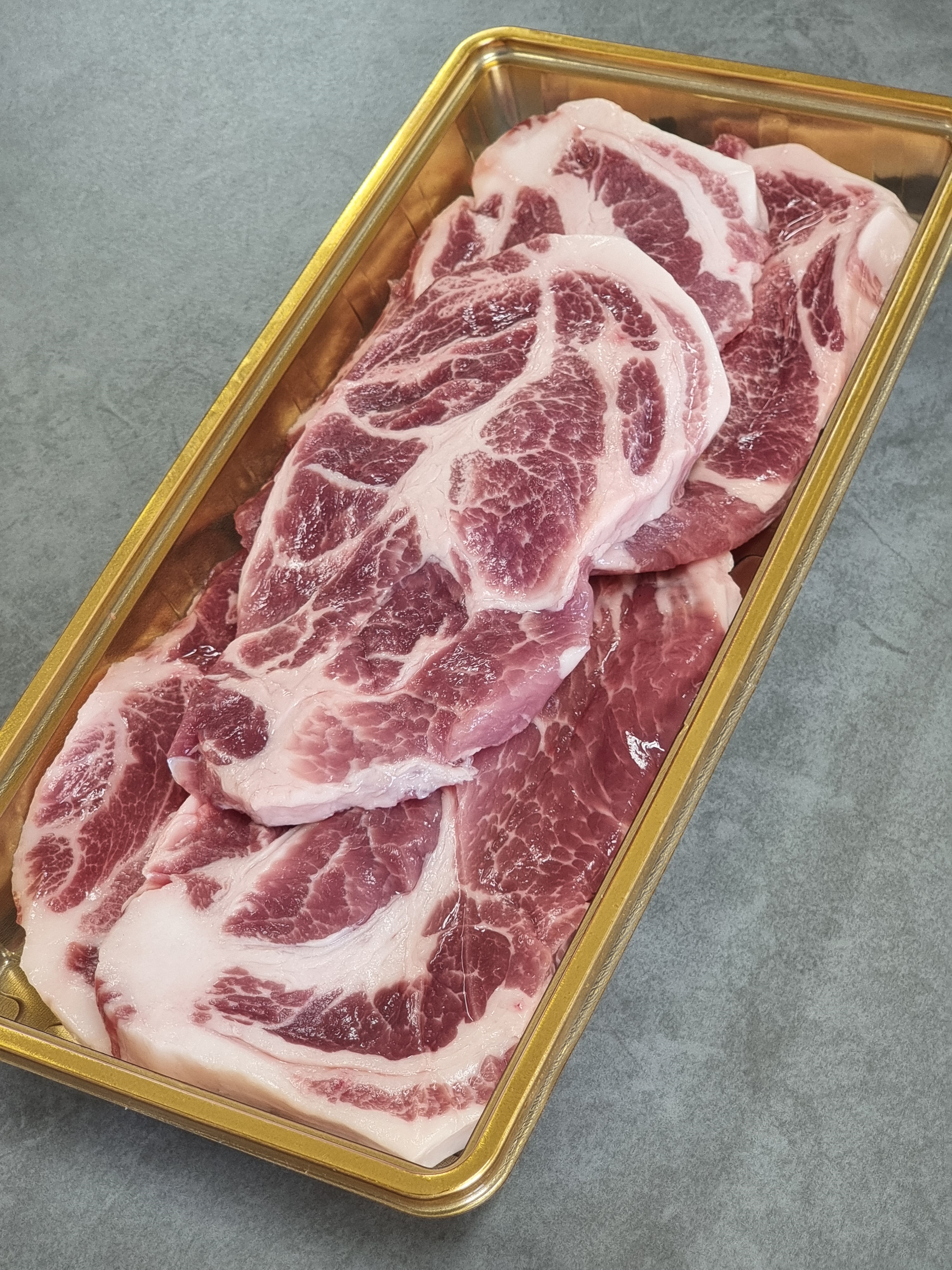 한돈명품선물세트 1.8kg 국내산 냉장 돼지고기 삼겹살, 목살, 등갈비 구이용 : 보람한돈