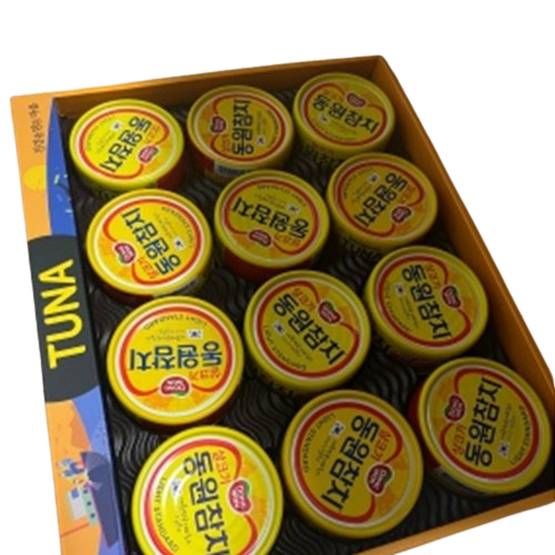 동원에프앤비 동원참치 참치 T12호 선물세트 라이트스탠다드참치 135g 12캔 쇼핑백 동봉 : 나뭉