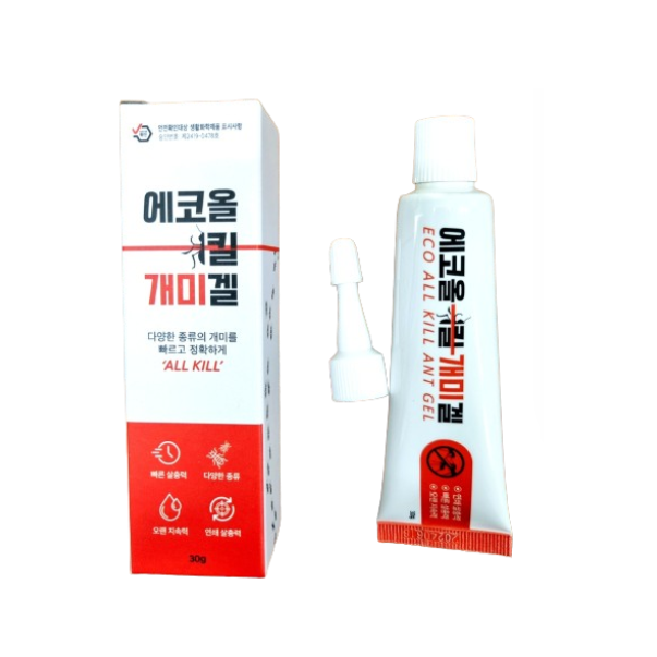 케이팜 에코올킬개미겔30g 먹이캡20개 식당 집안 화장실 불 개미 퇴치제거제 약 : 우노해충박사
