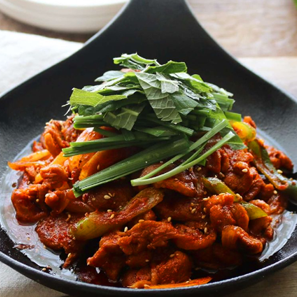 해운대 맛집 천하가 오리 양념 불고기 300g x 2팩 무료배송 가정용 업소용 식자재 캠핑 : 백정상회