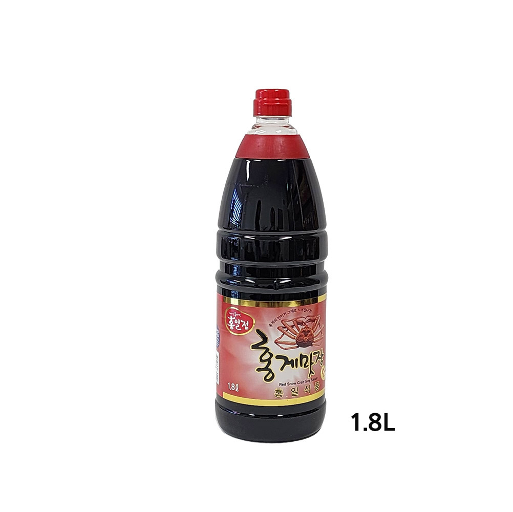 [홍일식품] 홍일점 홍게 간장 특허받은 맛 비밀 만능 대표 편스토랑 전참시 맛장 소스 1.8L : 하이칸코리아