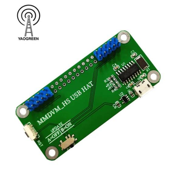 YAOGREENHAM- 점보팟 MMDVM HS USB 모자 어댑터 보드 윈도우 리눅스 안드로이드 스팟용 라즈베리 파이 교체 : 상큼한유하