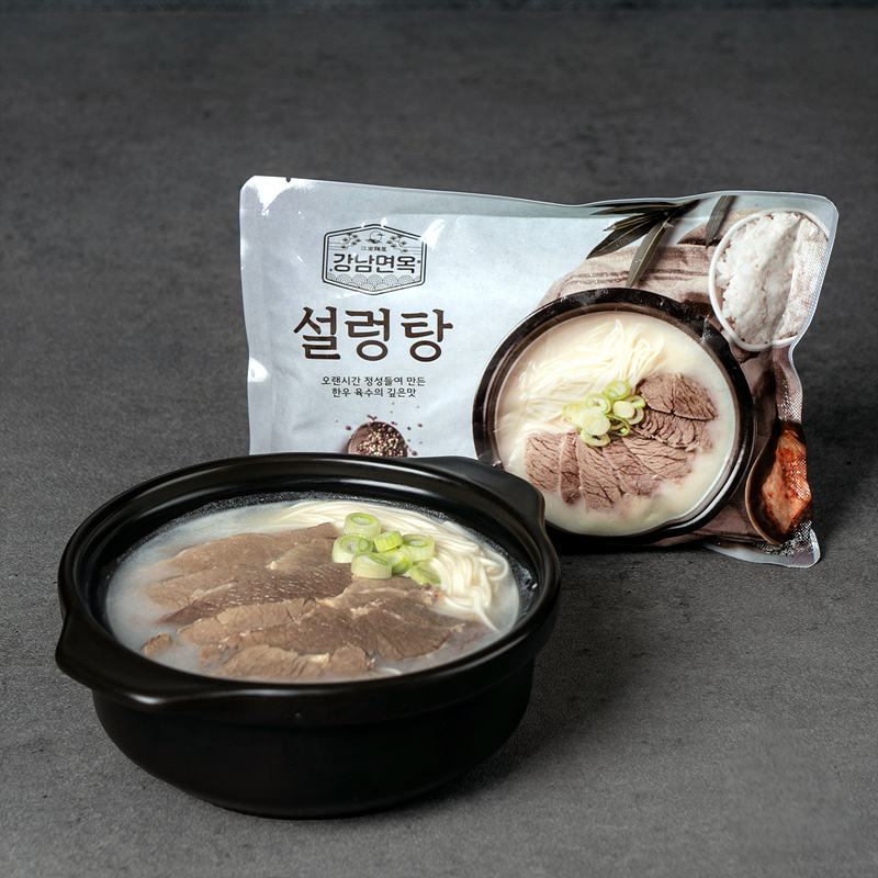 강남면옥 고기 설렁탕 500g : 강남면옥