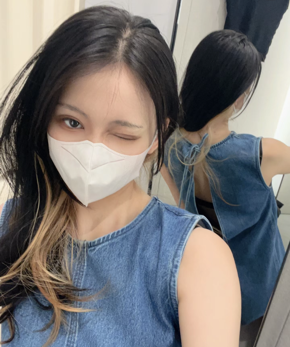 데님 원피스 싱글 프렌치 보트넥 스트레이트 민소매 조끼 여름 : 캐나다 백화점