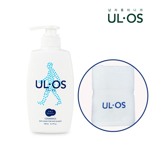 [로션] 우르오스 스킨밀크 200ml(중건성)+스킨워시 300ml 선물박스+쇼핑백 외 : 미니비상점