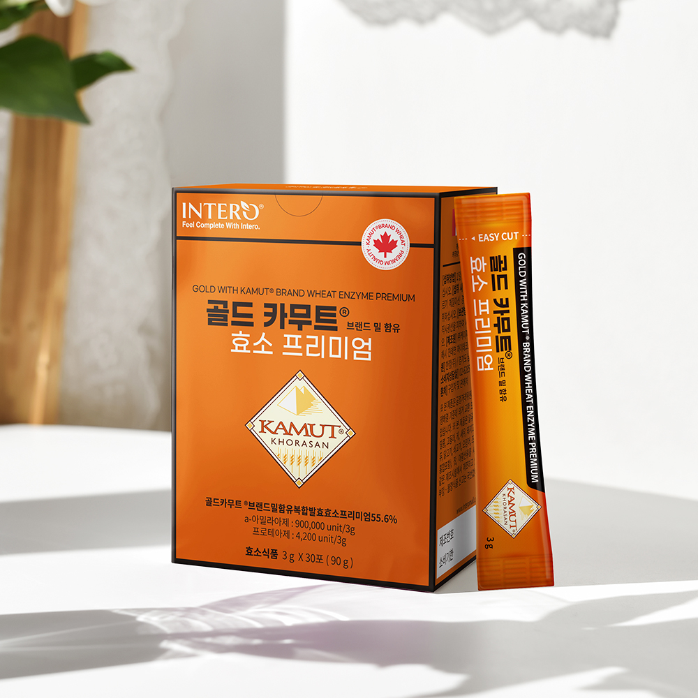 인테로 골드 카무트 효소 프리미엄 30포, 1개 : 인테로