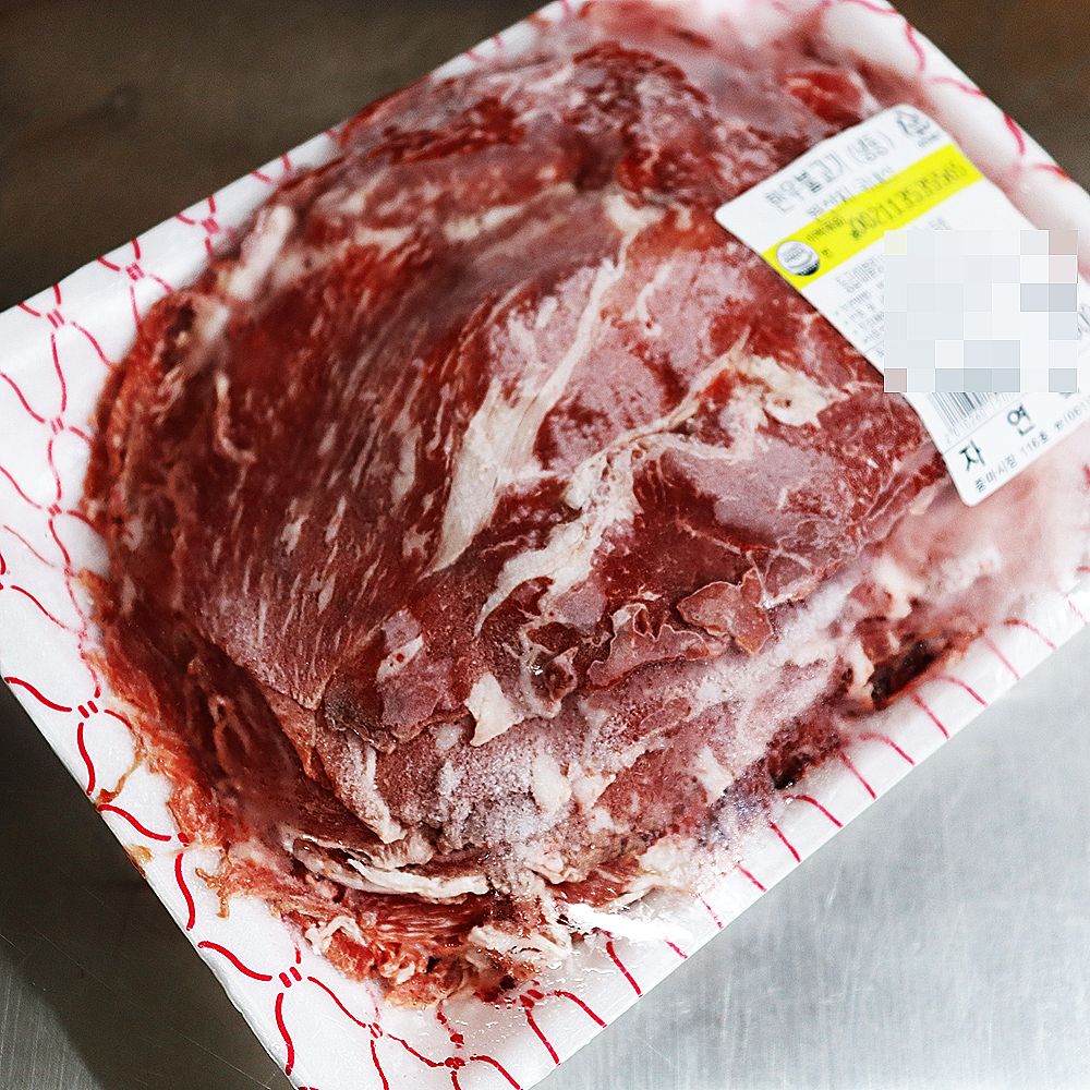 [광양시 배달] 그대로 요리하는 한우 불고기용 500g [중마 자연축산] : 동네시장 장보기