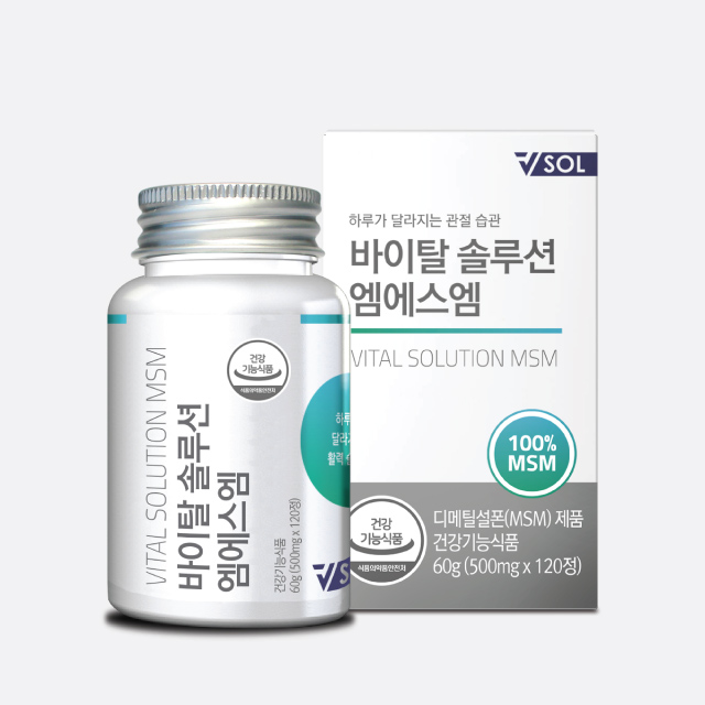 바이탈솔루션 엠에스엠 MSM 120정, 1개 : VSOL 바이탈솔루션