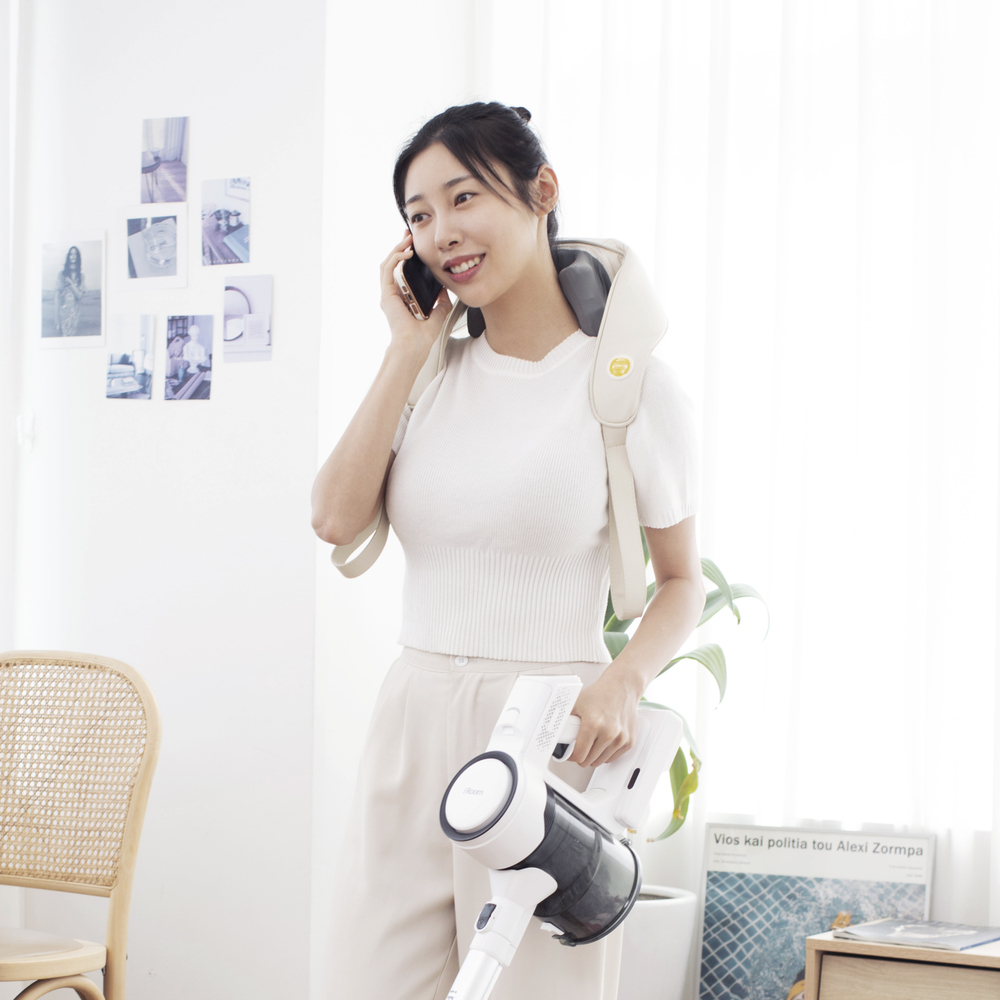 조셉드림 풀어드림 목 어깨 마사지기 안마기 승모근 마사지 포터블 무선 : 조셉드림