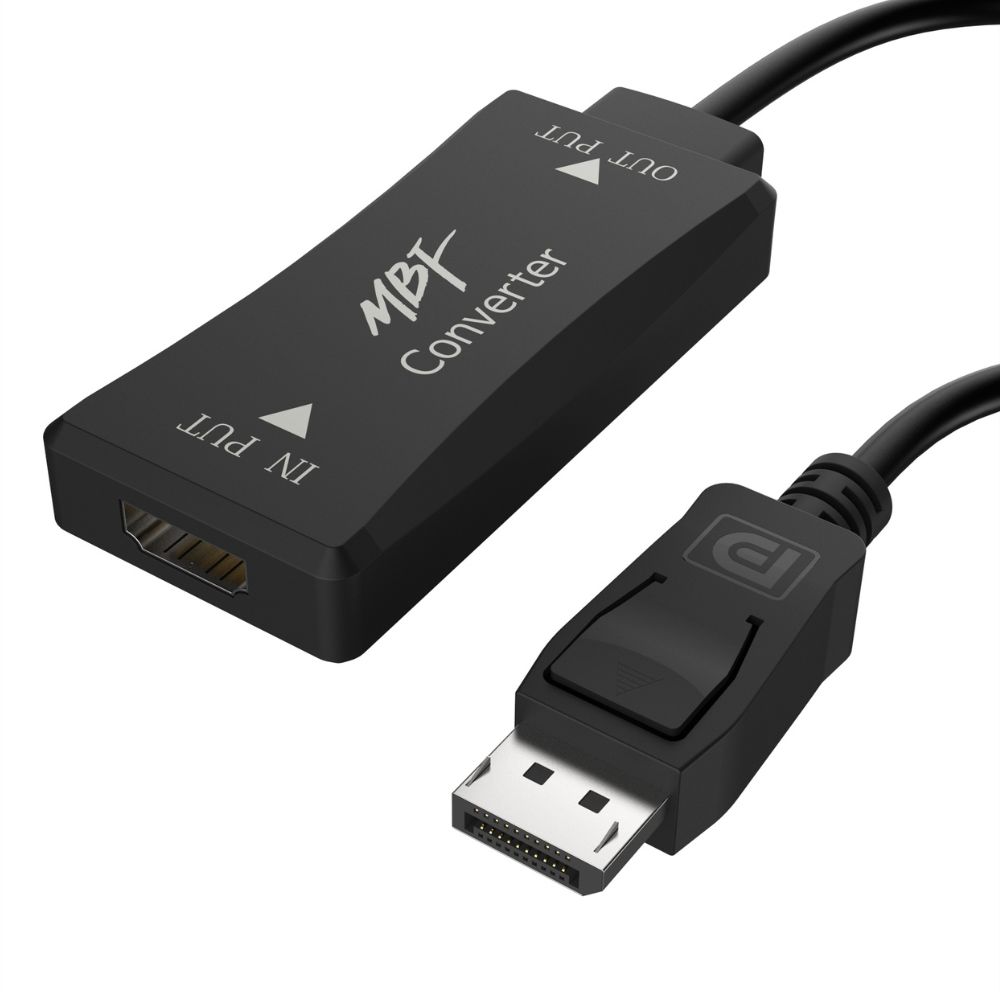 엠비에프 HDMI to DP 모니터 연결 변환 컨버터 MBF-HDP430 : 엠비에프