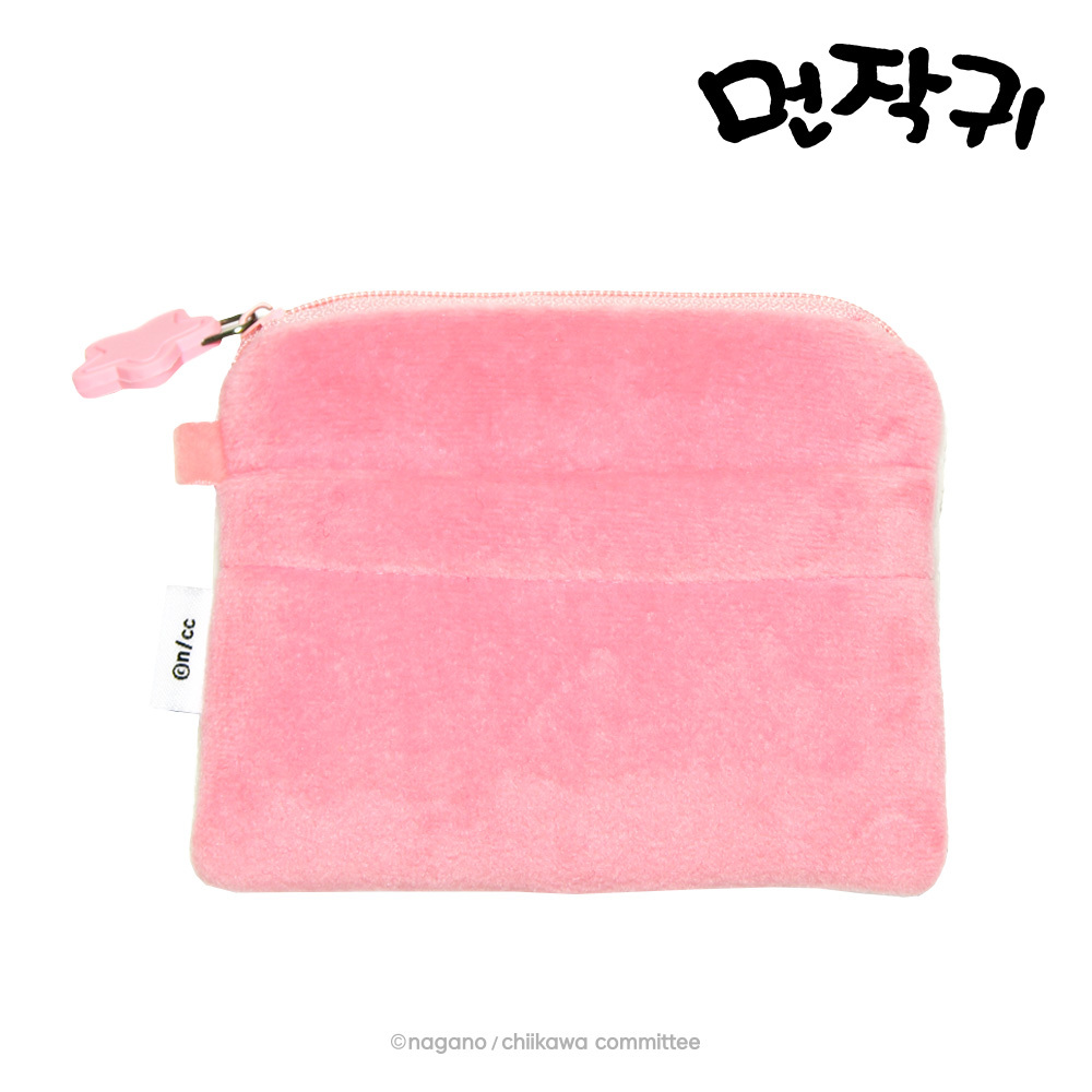 먼작귀 동전지갑 치이카와 카드지갑 키링 포켓 미니 파우치 캐릭터 가르마 토끼 : 스마일키디