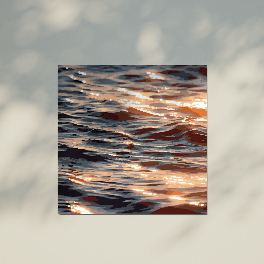 윤슬그리기 40cm x 50cm diy 페인팅 : 봉순