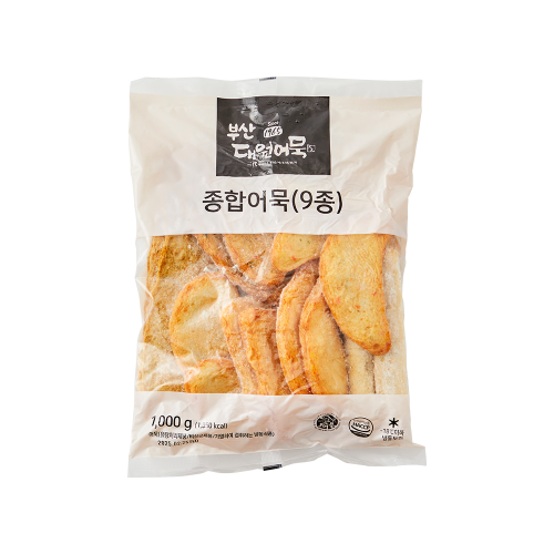 [대원어묵] 종합어묵(9종) 1kg : 칸사이슈퍼