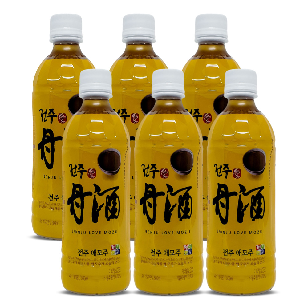 천년주가 전주모주 500ml x 6병 전통 전주애 모주 한방 막걸리 : 에스비유통