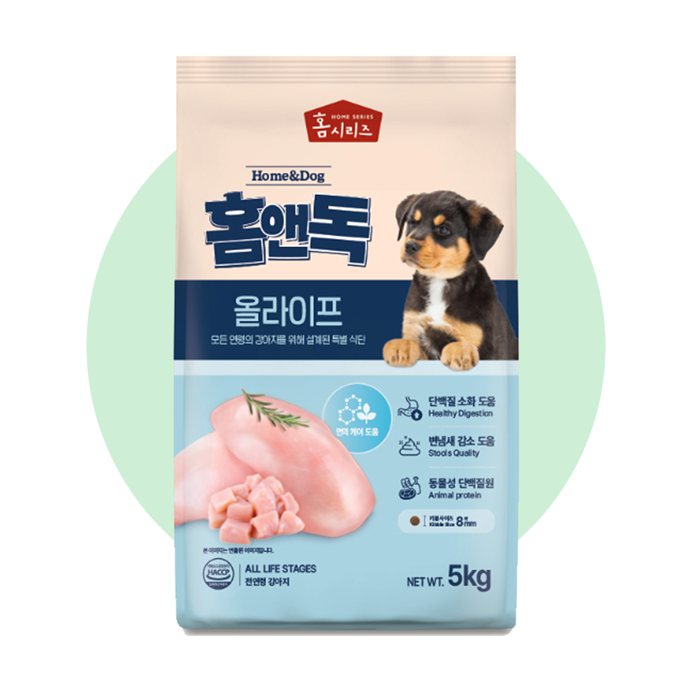 대한사료 홈앤독 5kg 애견사료 : 대한 펫푸드