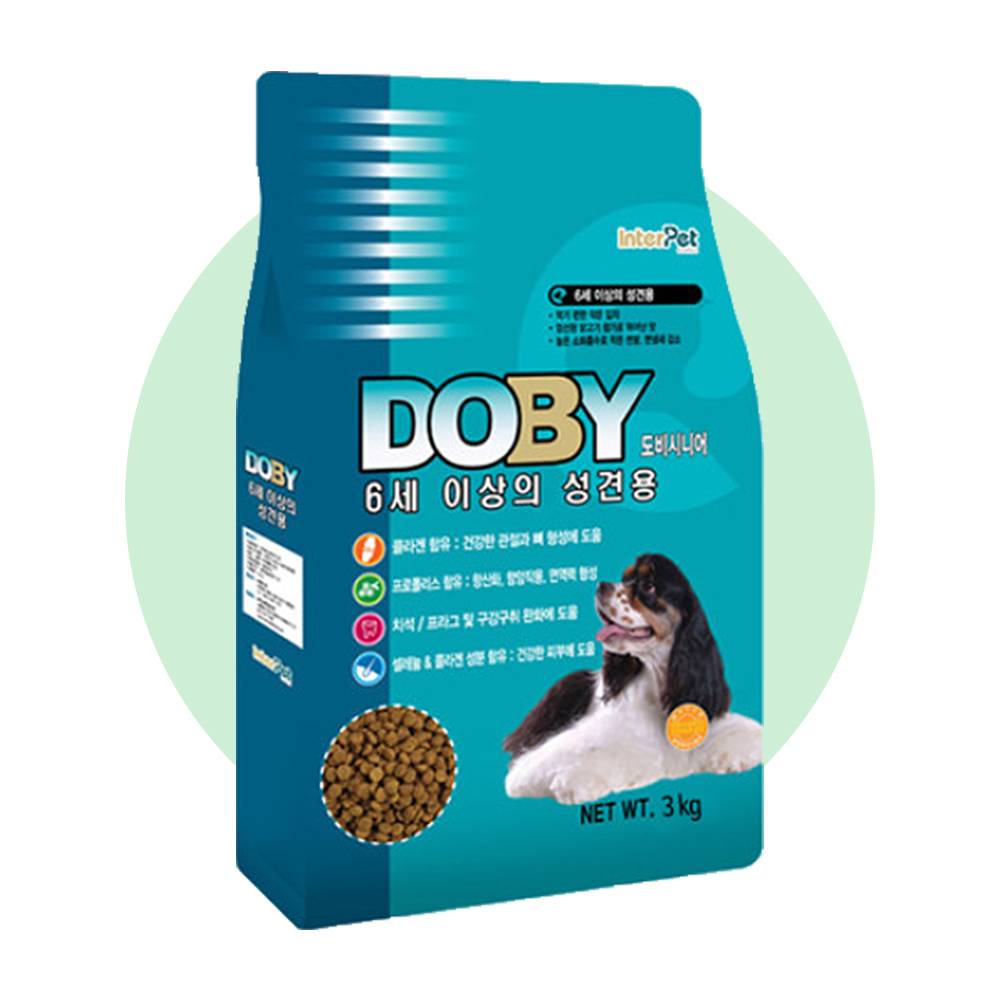 도비 시니어 3kg 시니어사료 6세이상 애견사료 : 대한 펫푸드