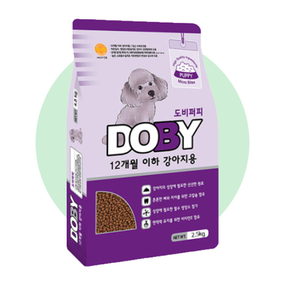 도비 퍼피 2.5kg 애견사료 도비사료 : 대한 펫푸드