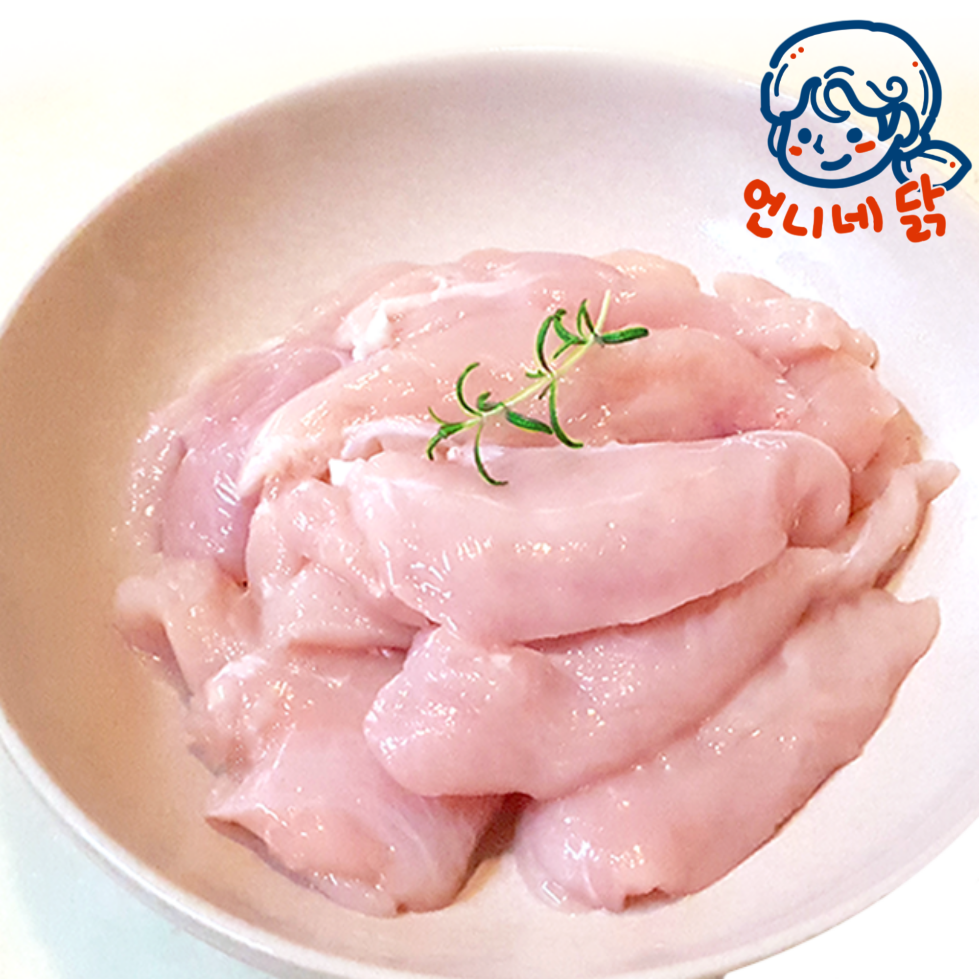언니네 닭 신선 생 닭안심살 1kg /1kg 500g 200g 포장 : 언니네 닭