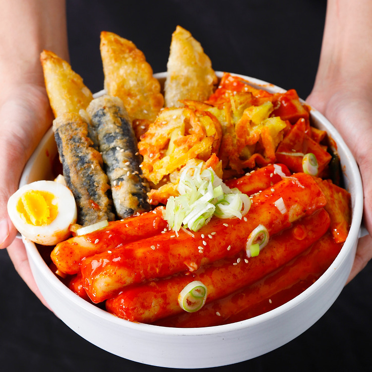 부산 국제시장 통 가래떡 떡볶이8개입X2봉 떡볶이소스2봉포함  100% 쌀떡 분식 아이간식 : 참도깨비