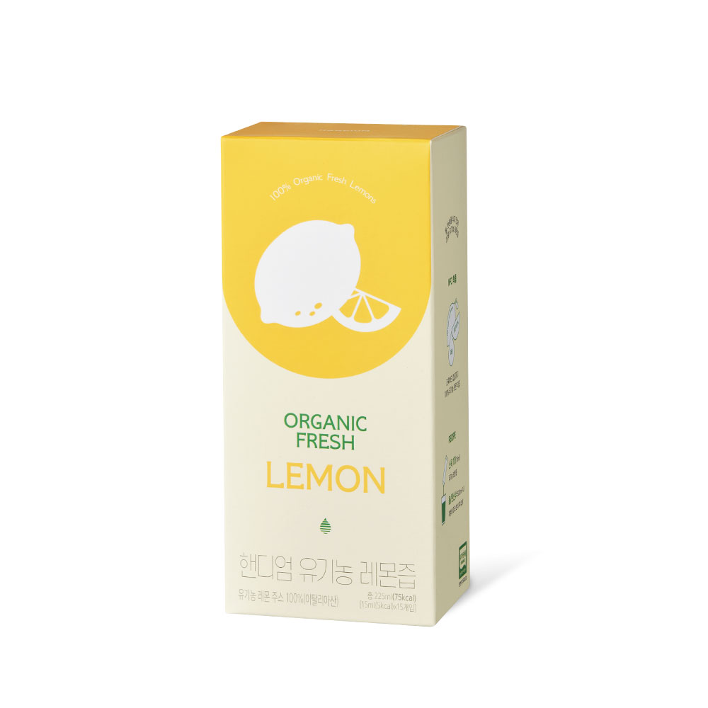 핸디엄 유기농 레몬즙 225ml, 1개 : 핸디엄 온라인 스토어