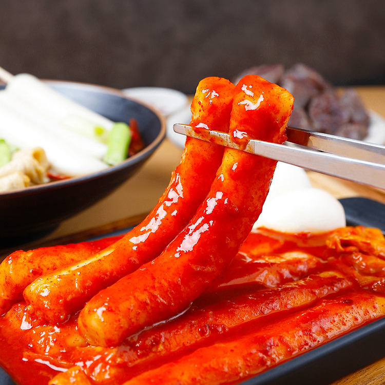 부산 국제시장 통 가래떡 떡볶이8개입X2봉 떡볶이소스2봉포함  100% 쌀떡 분식 아이간식 : 참도깨비