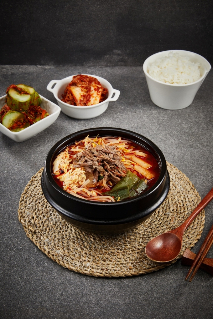 건더기푸짐한 한우양지 대파육계장600g×2 : 솔가축산