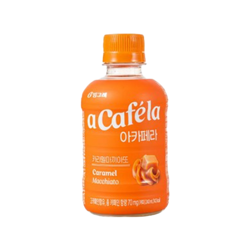 빙그레 아카페라 카라멜마끼아또 페트커피 240ml x 7개 : 위드원샵