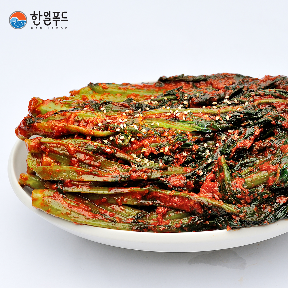 30년 전통 남도한정식맛집 여수 한일관 여수 돌산갓김치  , 3kg, 1개 : 한일푸드