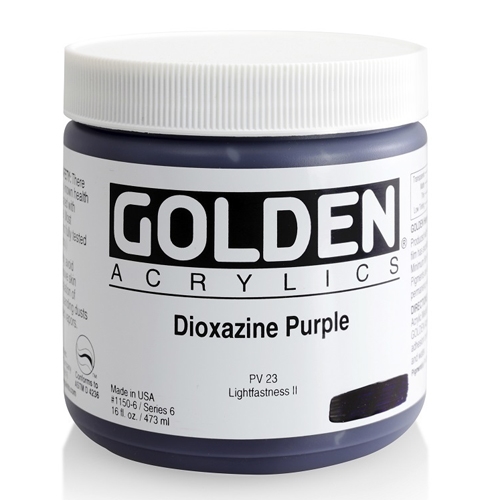 골든 H.B 473ml S6 Dioxazine Purple 아크릴물감 : 디엠씨몰