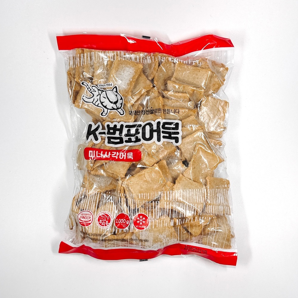 미니 사각어묵 1kg 떡볶이용 어묵 업소용 부산어묵 : 꼬마건어물