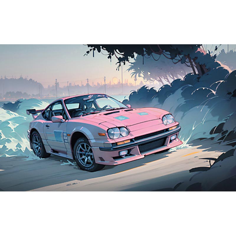 자동차 역동적 카레이싱 경주 모터 파크 체험 car 정비 카센타 튜닝 용품 카페 파르텔 벽지 시트지 롤스크린 : 으뜸데코