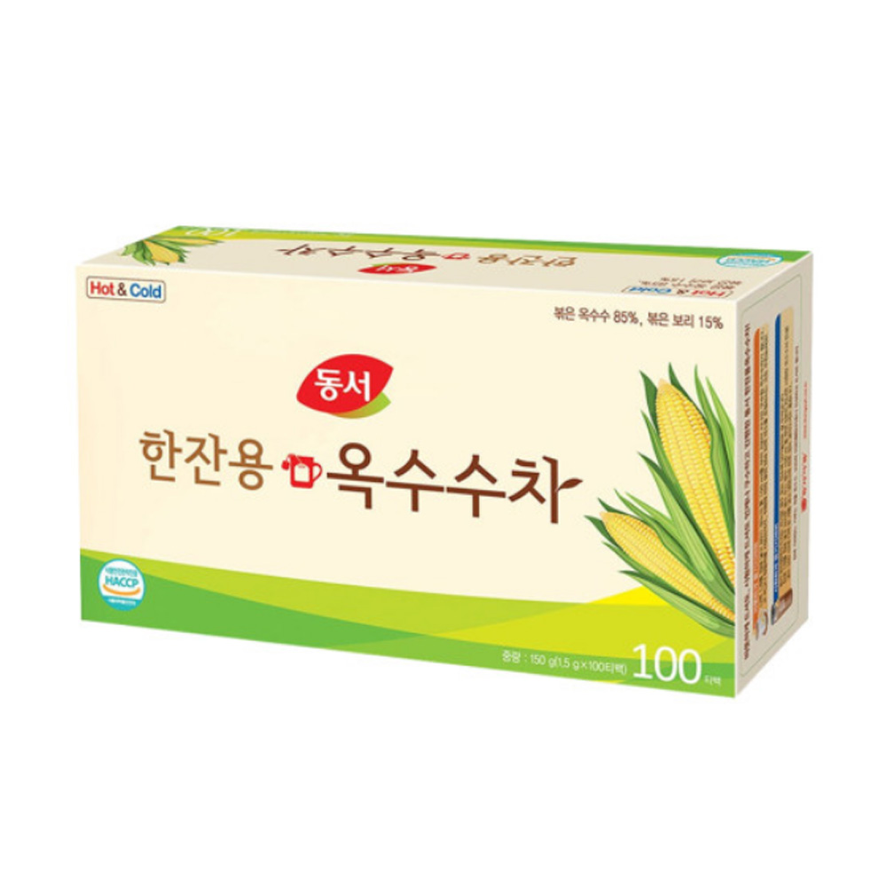 동서 한잔용 옥수수차 1 5g x 100T : 제일펫유통