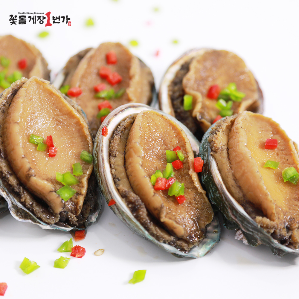 30년 전통 한정식맛집 여수한일관 씨알 굵은 완도산 전복만을 골라 담은 전복장 : 한일푸드