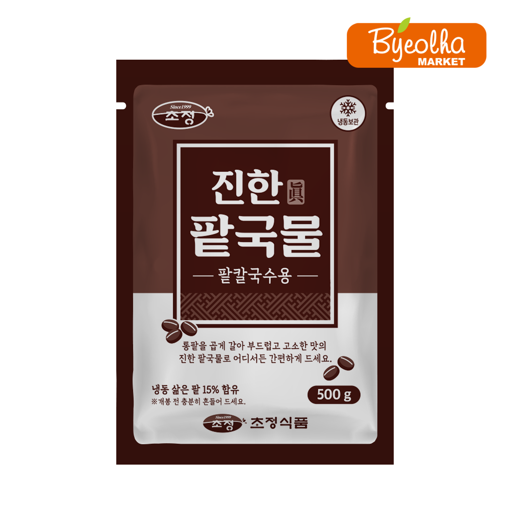 초정식품 진한 팥칼국수 팥물 500g 팥국물 팥옹심이 새알 팥죽 : 마켓별하익스프레스