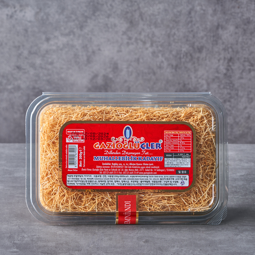 [바바푸드]튀르키예 무할레빌릭 카다이프 즉시 사용 식감 200g 500g 5kg 두바이 : baba food