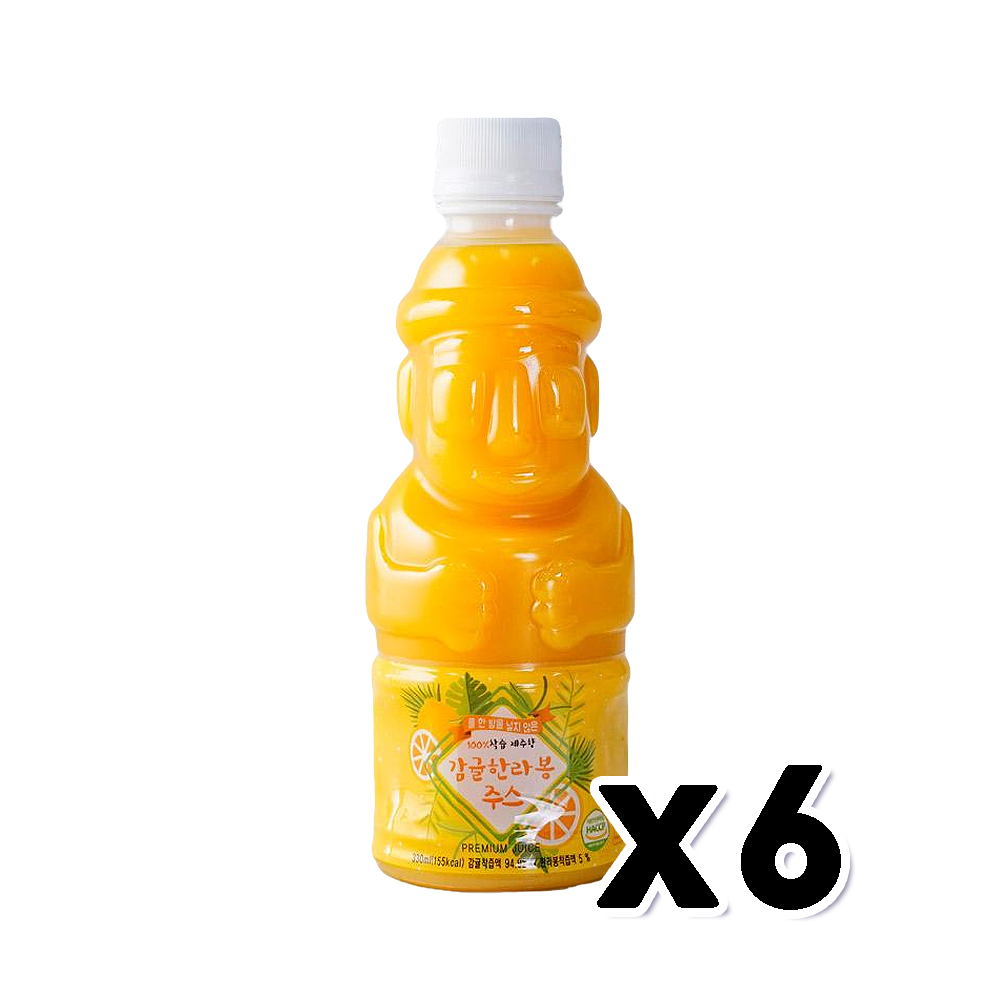 제주향 감귤한라봉주스 페트음료 330ml x 6개 : 트렌디푸드샵
