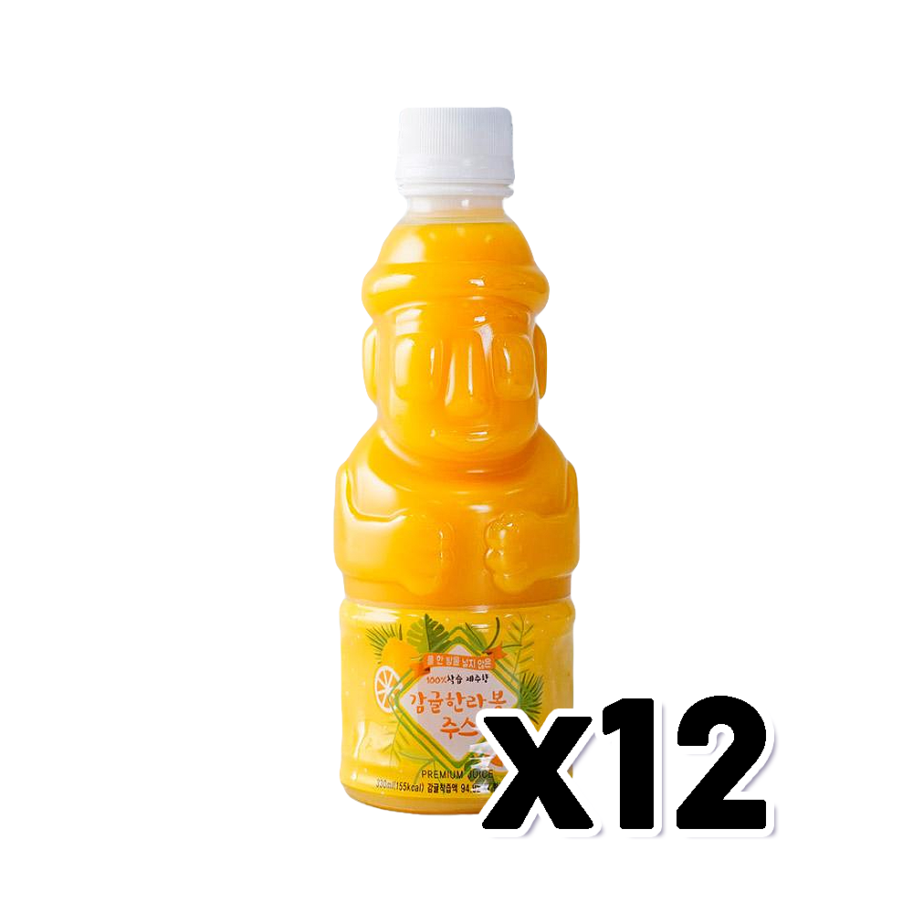 제주향 감귤한라봉주스 페트음료 330ml x 12개 : 트렌디푸드샵
