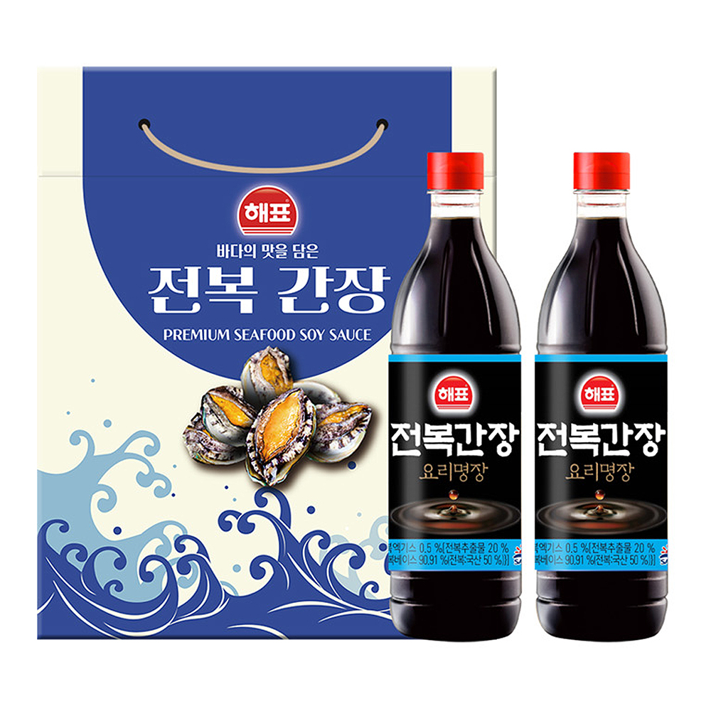 사조해표 전복간장2p세트 (500mlx2p) : 하람커머스