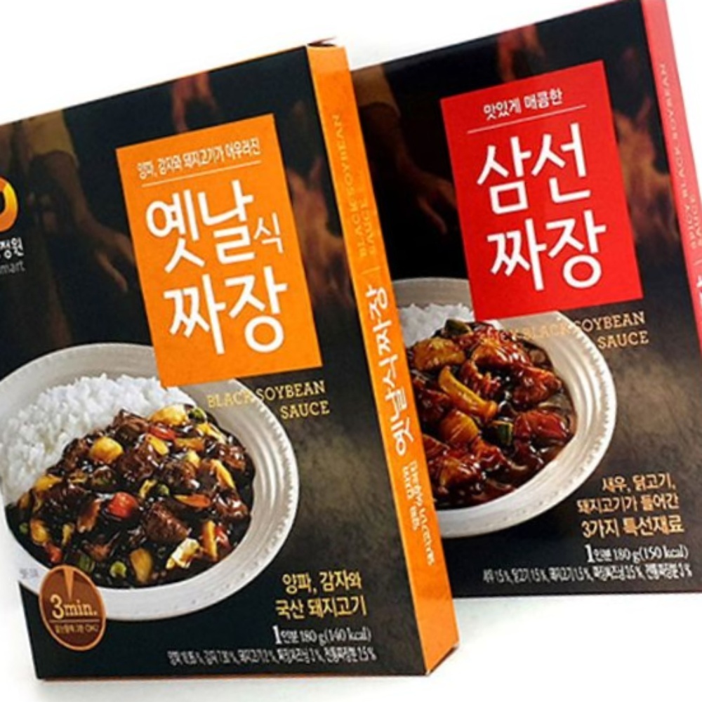 삼선 옛날식 간편식품 즉석요리 청정원 짜장 YSW804EB0Y : ww-mall
