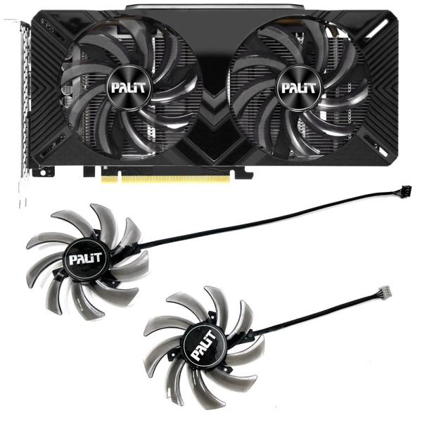 GA91S2U FDC10H12S9-C Palit GTX 1660  GPU 팬 PALIT RTX 2070 2060 듀얼 Ti 비디오 카드 냉각 신 : 디에이치에이트