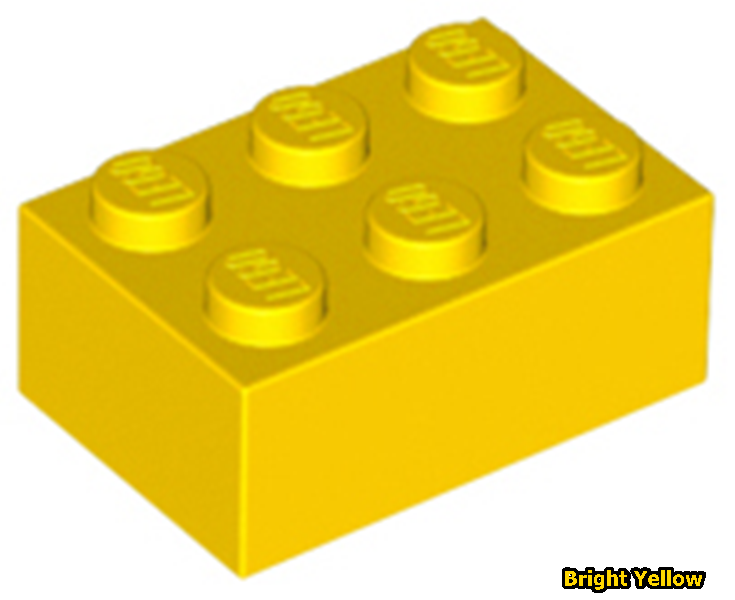 레고 브릭 Brick 2 x 3 3002 Bright Yellow 노랑 : 아이엠브릭