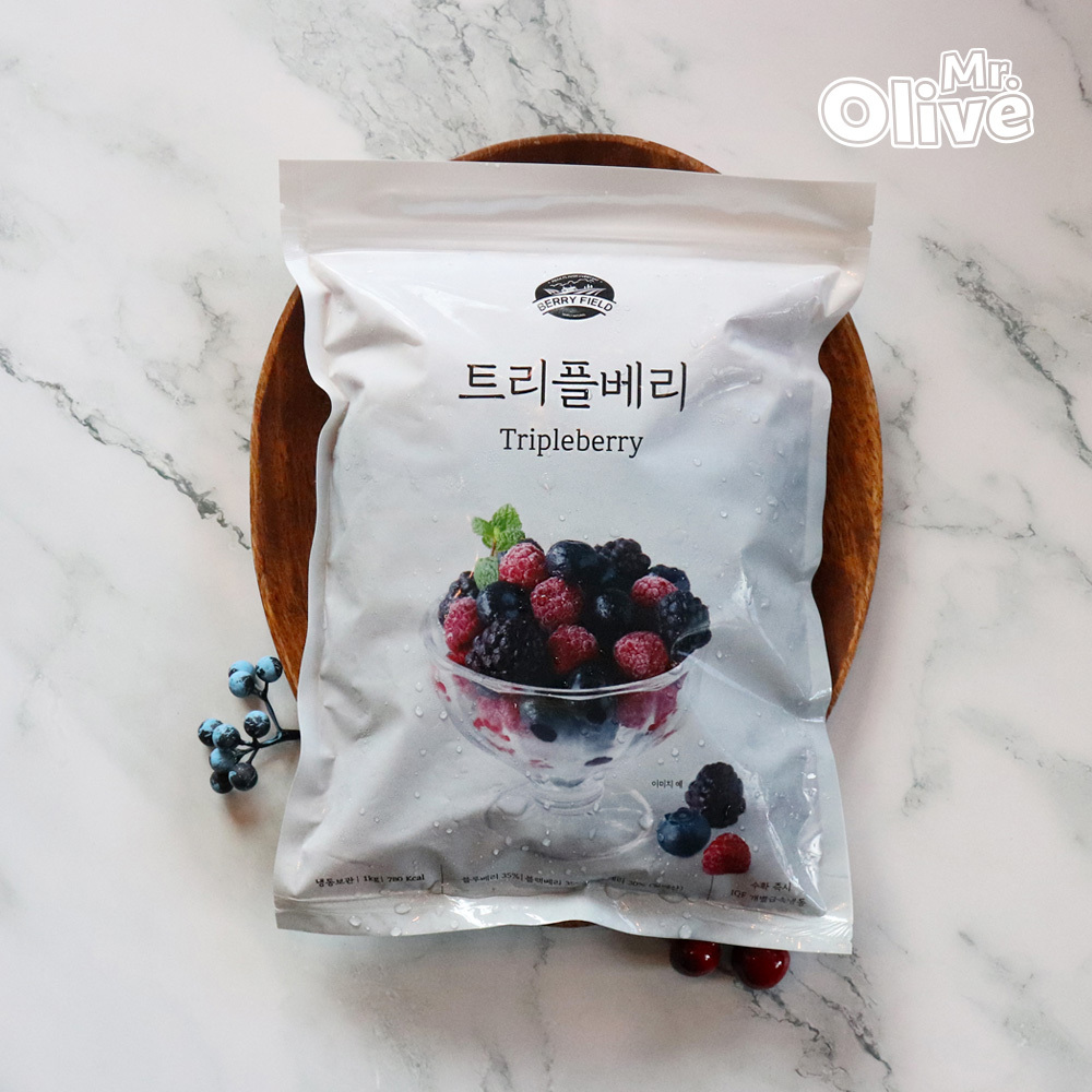 이룸푸드 트리플 베리 1kg 냉동 : 미스터 올리브