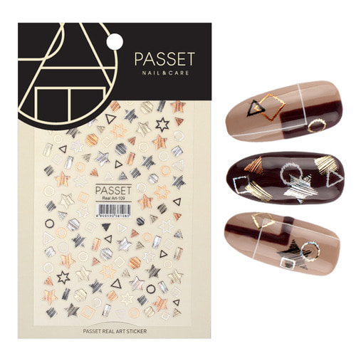 [PASSET] 파셋 리얼아트 네일스티커_Real Art 109 : 뷰티인더샵
