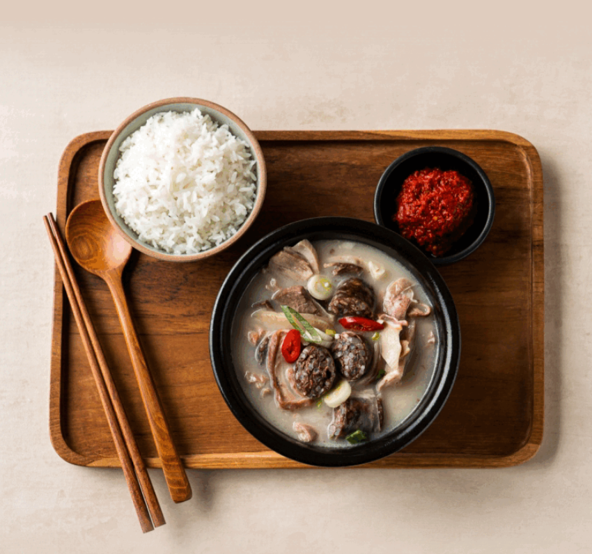 순대국 순대국밥 밀키트 피순대 650g 2인분 토종 돼지국밥 해장국 갈비탕 캠핑 요리 : 고래상회건어물