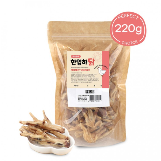 페츠맘마 웰빙 닭발 220gX2 대용량 수제간식 : 우꿍스